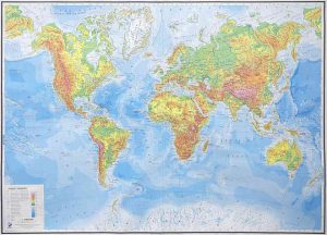 zidna karta svijeta Zidne karte   Hrvatska školska kartografija zidna karta svijeta