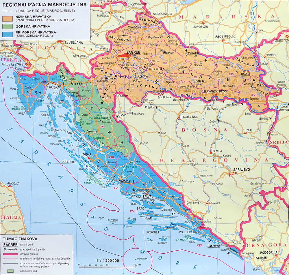 Republika Hrvatska Hrvatska Kolska Kartografija